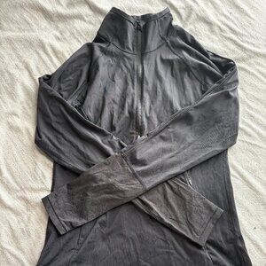 Athleta Black 1/4 Zip Jacket